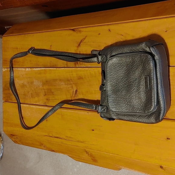 🍁STRADA Gray Crossbody Bag - Picture 1 of 7